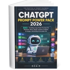 CHATGPT PROMPT POWER PACK 2026 E-BOOK